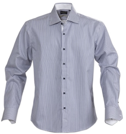 Picture of James Harvest Mens Reno Stripe Shirt 100% Combed Cotton